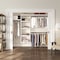 John Louis Home Solid Wood Walk-In Closet System White Finish JLH-525W - alternate 1